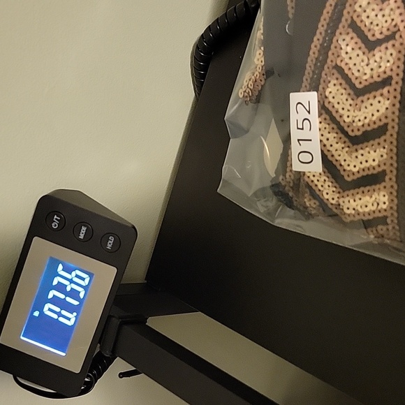 Express Black/Gold Long Sleeve Sequined Aztec Print V-Neck XS Bodycon NTW - Picture 9 of 9